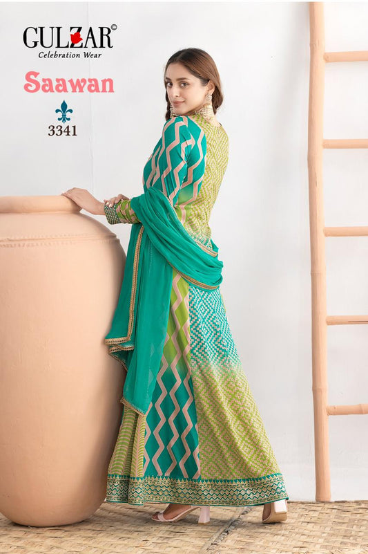 Gulzar Saawan Anarkali Gown