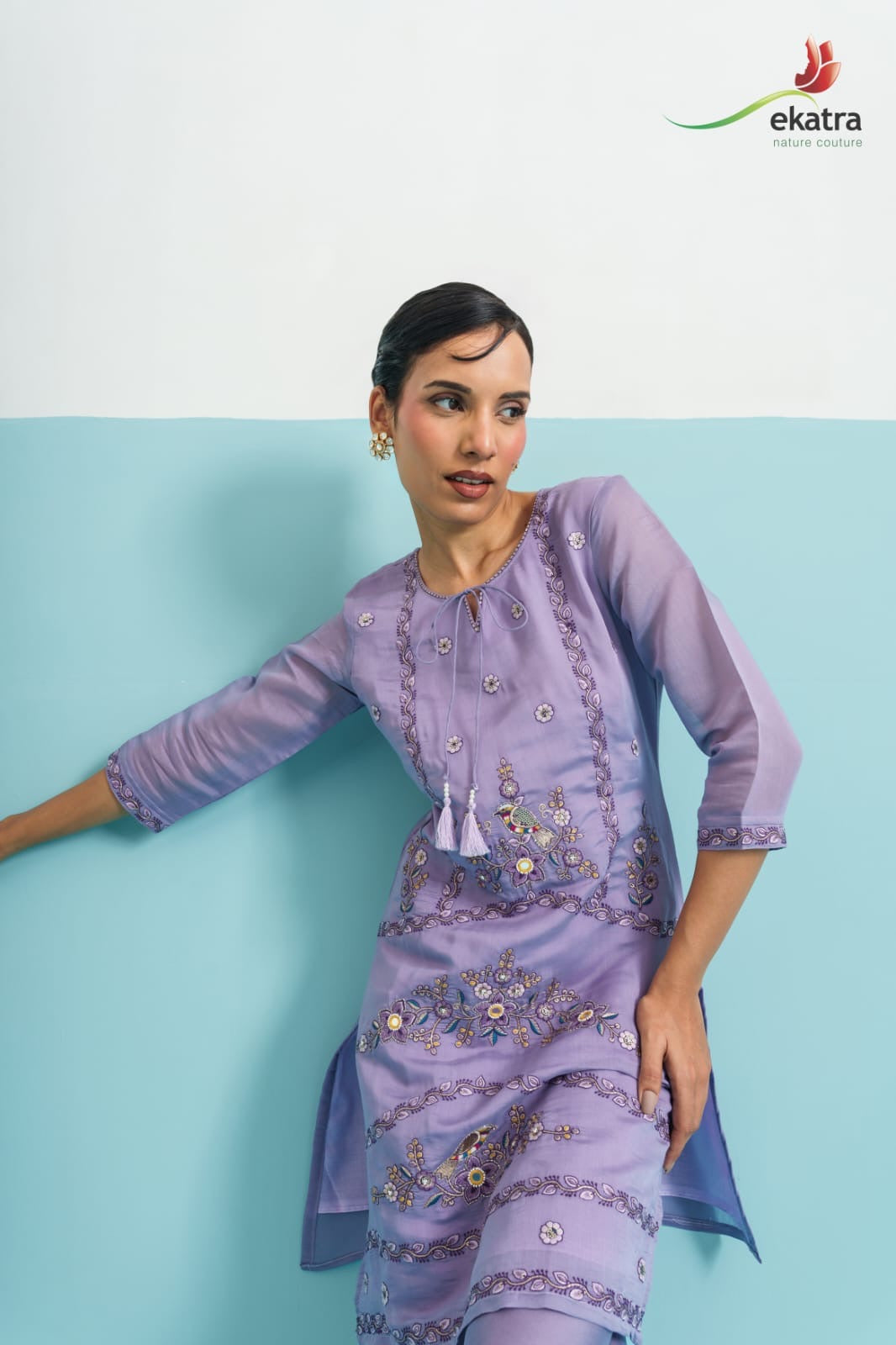 Lavender Floral Co-ord Set