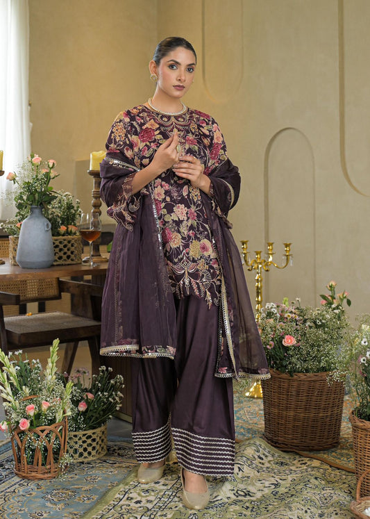 Maroon Farshi Salwar Suit